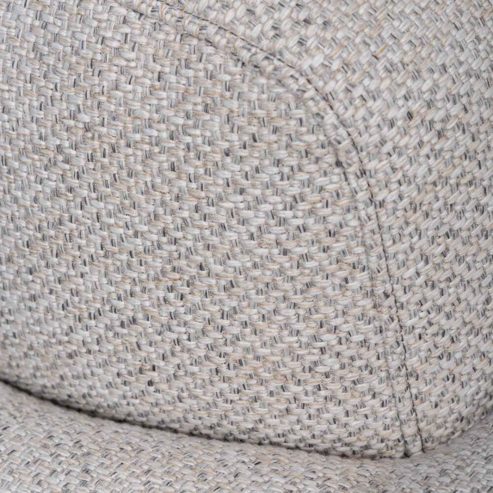 Jasleen Fabric Armchair - Sterling Sand with Black Legs - Image 9