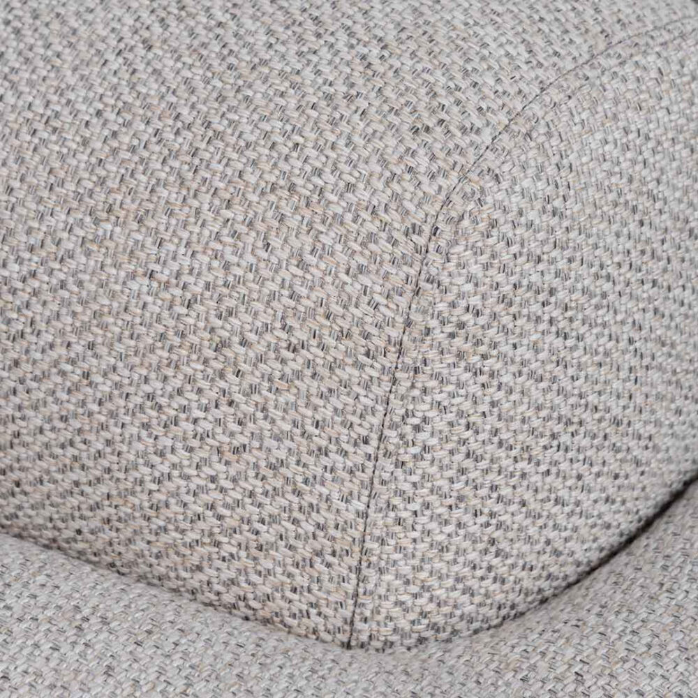 Jasleen Fabric Armchair - Sterling Sand with Black Legs - Image 8