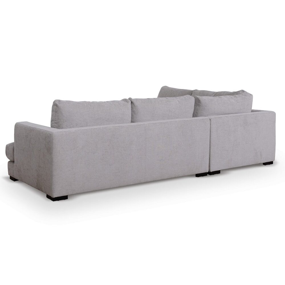 Lucinda 4 Seater Fabric Left Chaise Sofa - Oyster Beige - Image 13