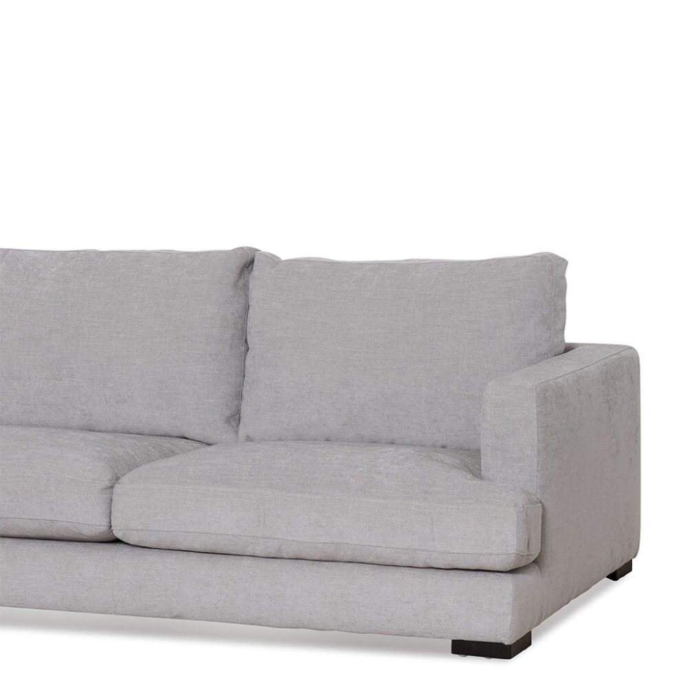 Lucinda 4 Seater Fabric Left Chaise Sofa - Oyster Beige - Image 7