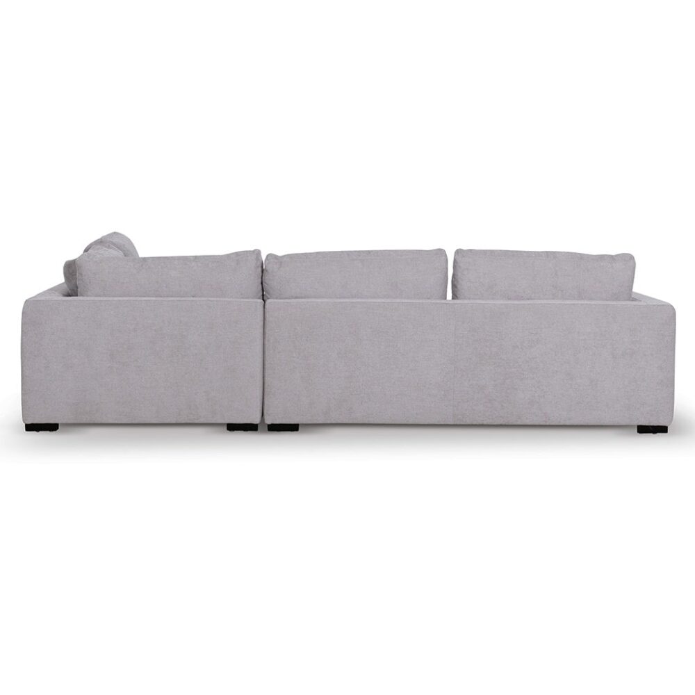 Lucinda 4 Seater Fabric Right Chaise Sofa - Oyster Beige - Image 11