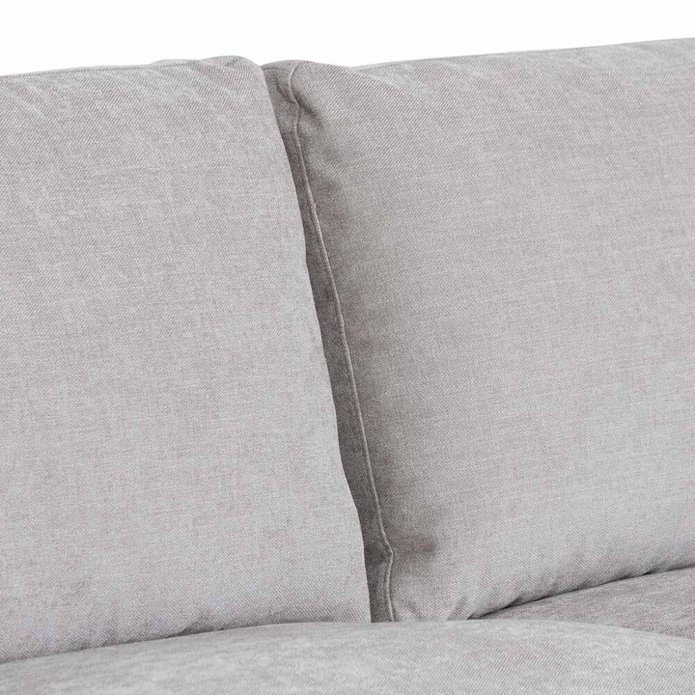 Lucinda 4 Seater Fabric Right Chaise Sofa - Oyster Beige - Image 9