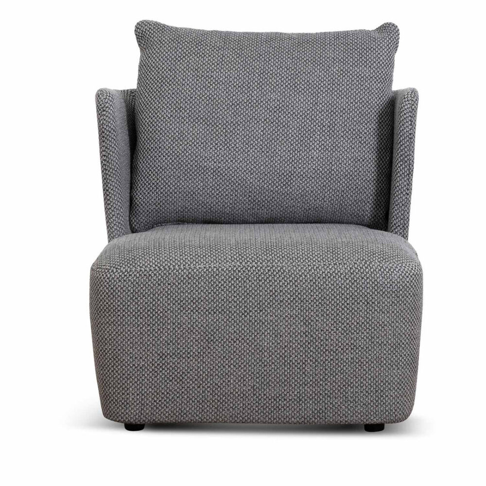 Elvina Fabric Armchair - Noble Grey - Image 2