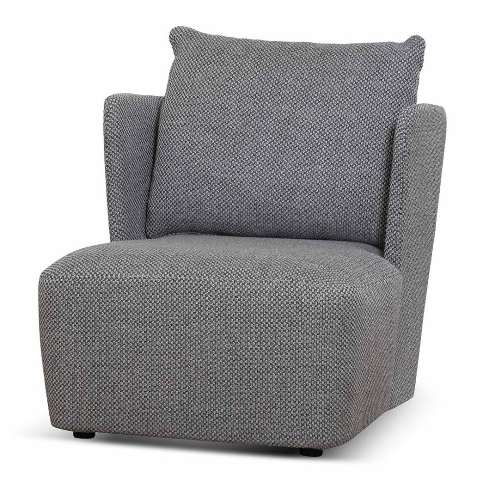 Elvina Fabric Armchair - Noble Grey