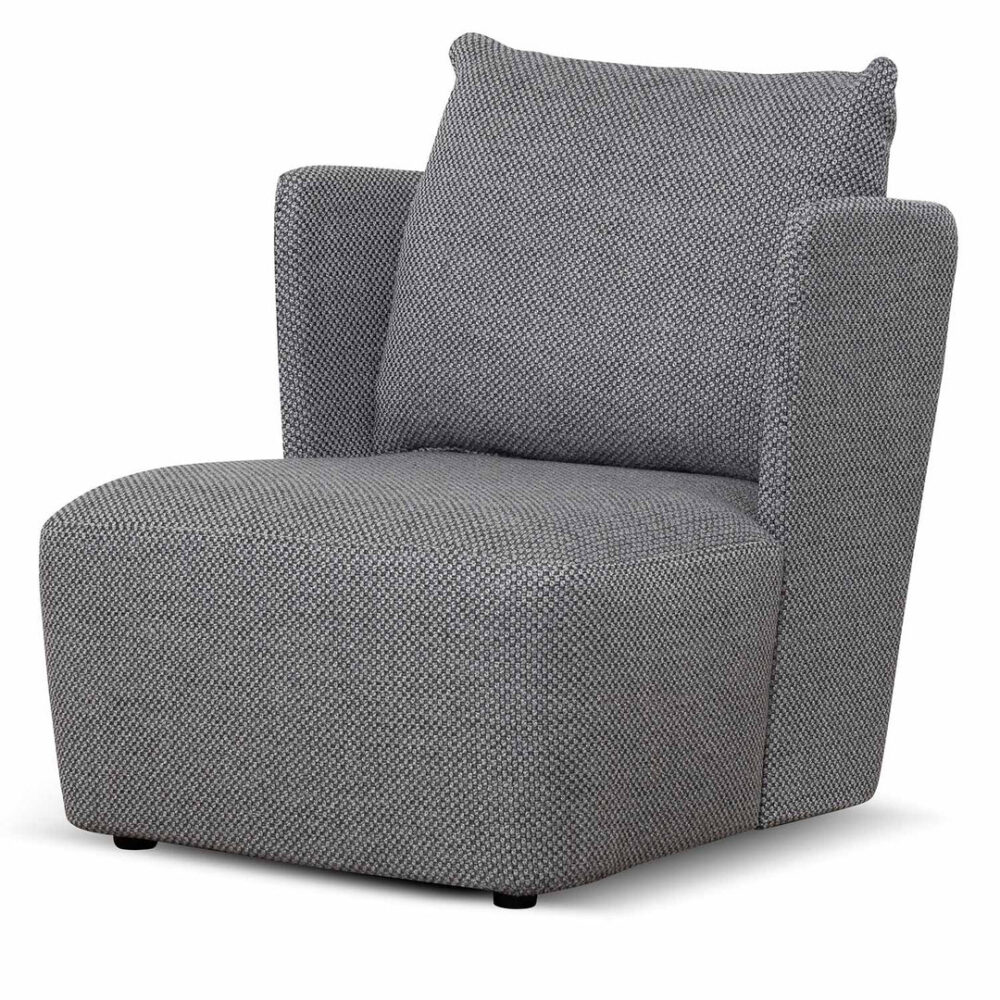 Elvina Fabric Armchair - Noble Grey - Image 4