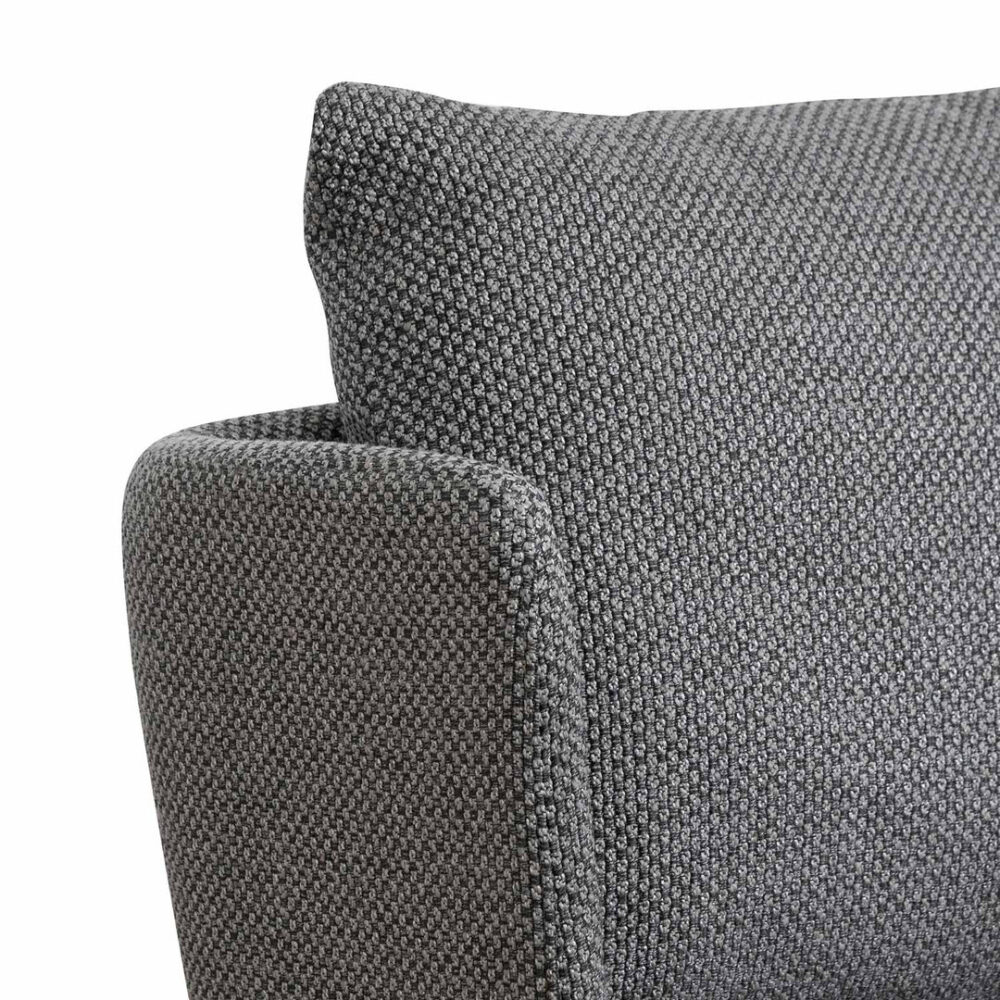 Elvina Fabric Armchair - Noble Grey - Image 8