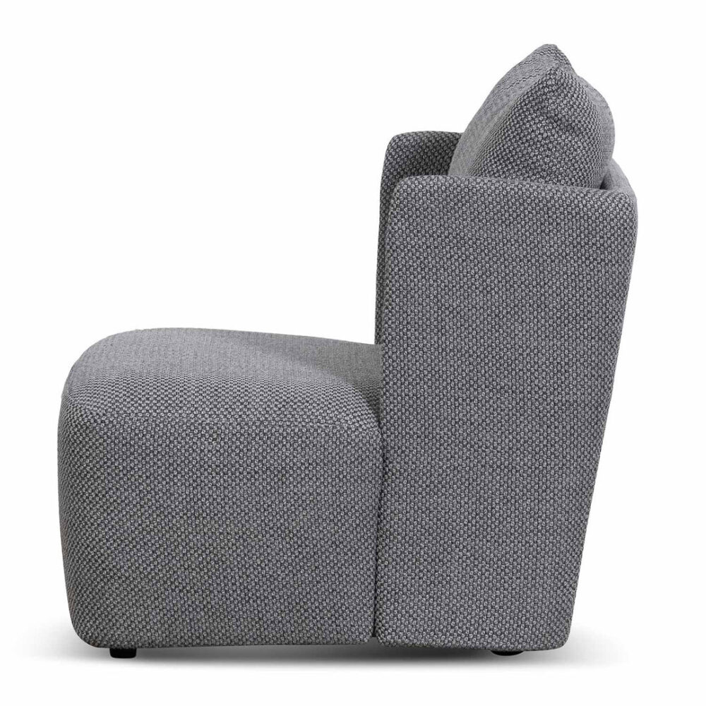 Elvina Fabric Armchair - Noble Grey - Image 5