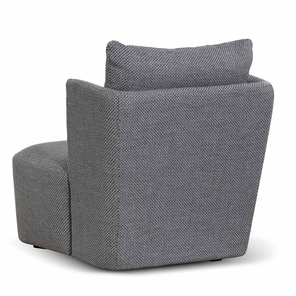 Elvina Fabric Armchair - Noble Grey - Image 6