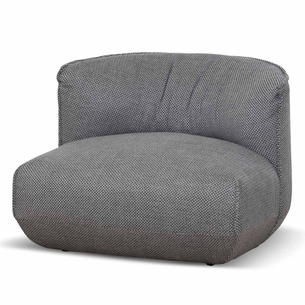 Alita Fabric Lounge Chair - Noble Grey - Image 3