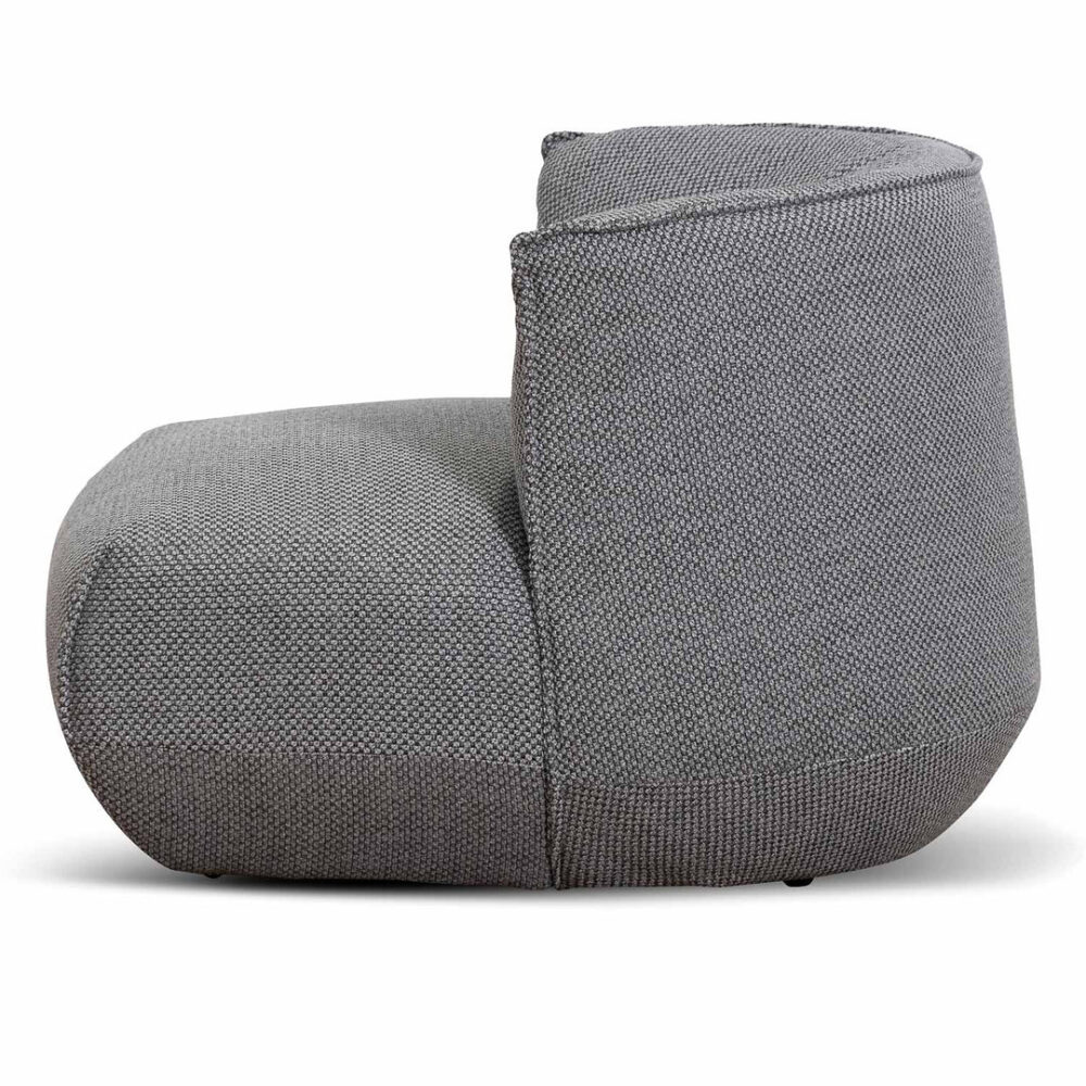 Alita Fabric Lounge Chair - Noble Grey - Image 4
