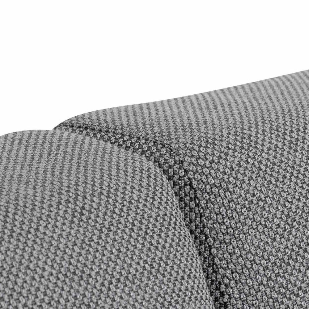 Marlin 3 Seater Right Chaise Fabric Sofa - Noble Grey - Image 8