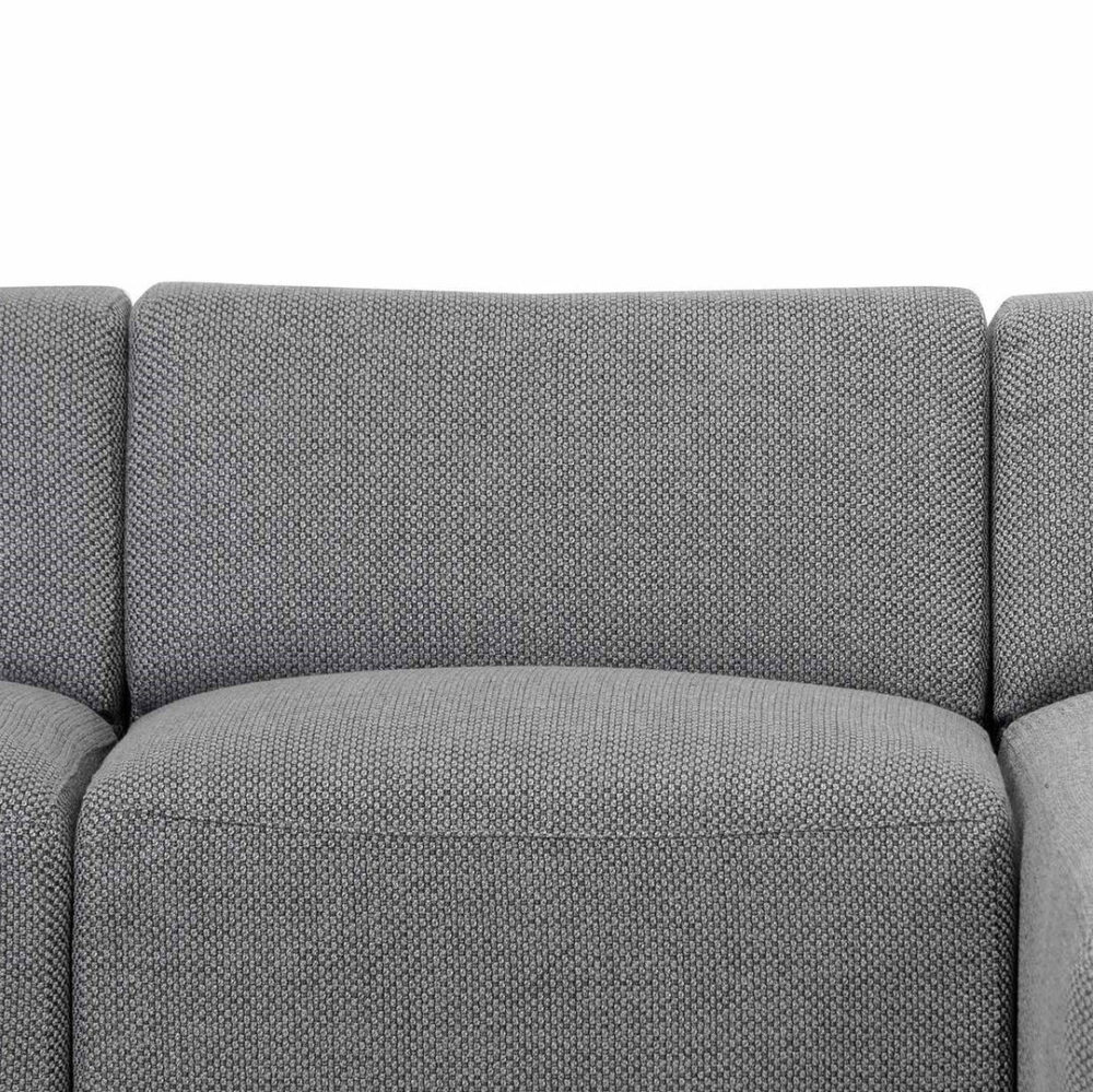 Marlin 3 Seater Right Chaise Fabric Sofa - Noble Grey - Image 9