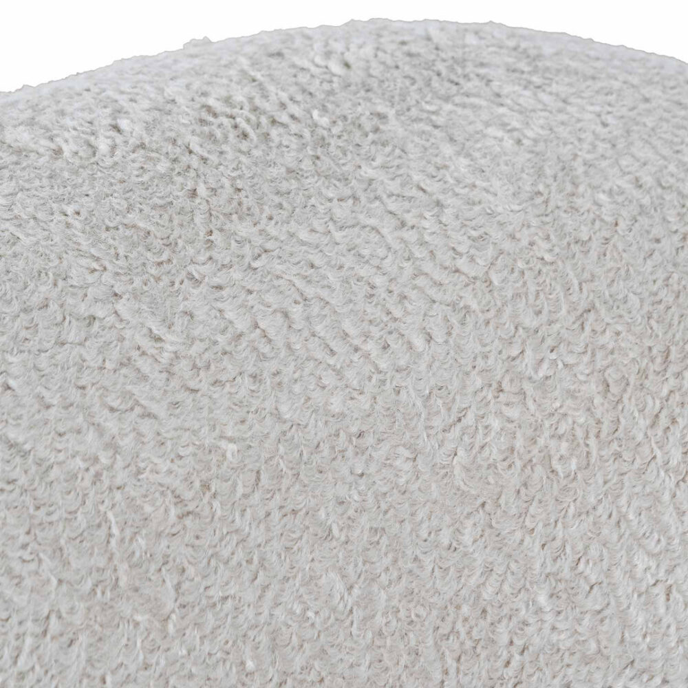 Zamora Swivel Lounge Chair - Ivory Teddy - Image 9