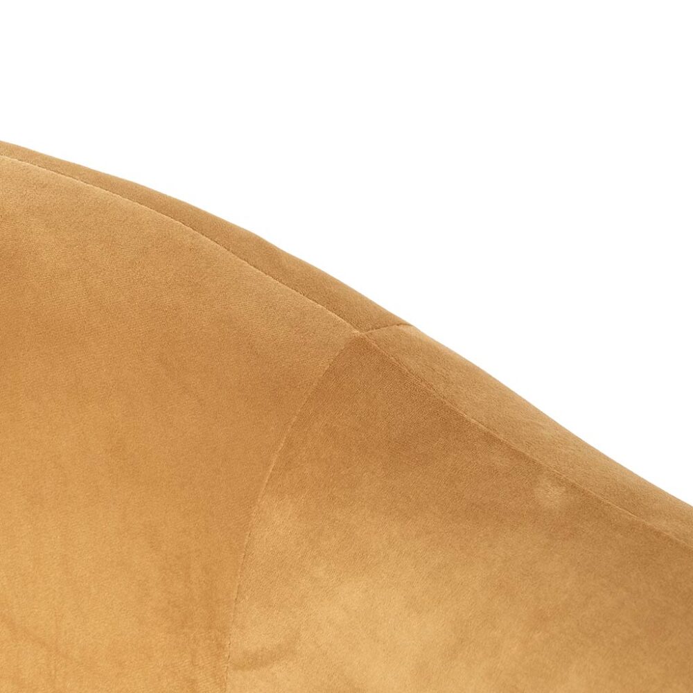 Daren Fabric Armchair - Mustard - Image 11