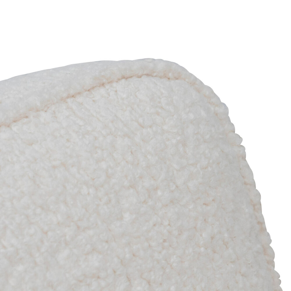 Latasha Armchair - Ivory White Sherpa - Image 10