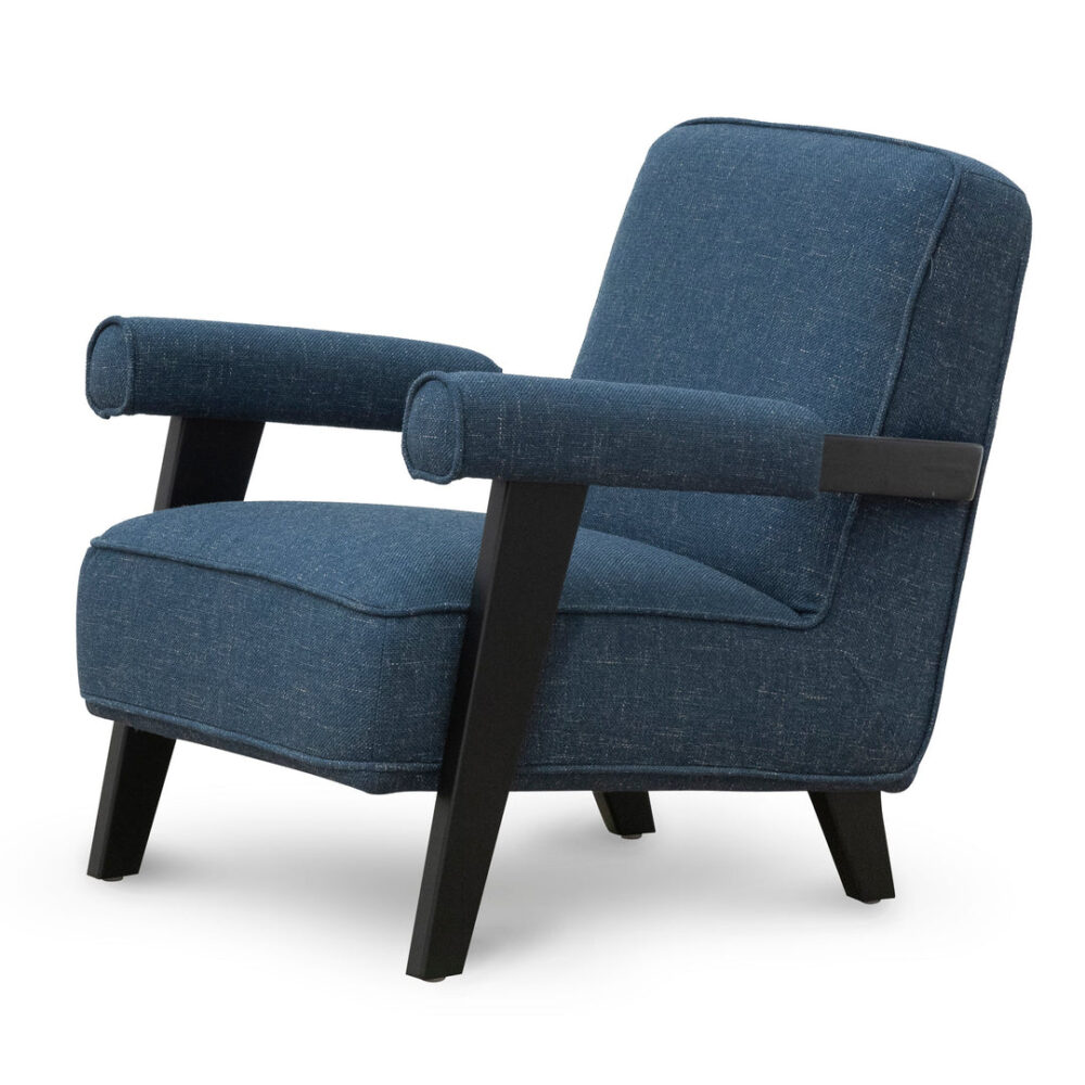 Latasha Armchair - Dark Blue - Image 3