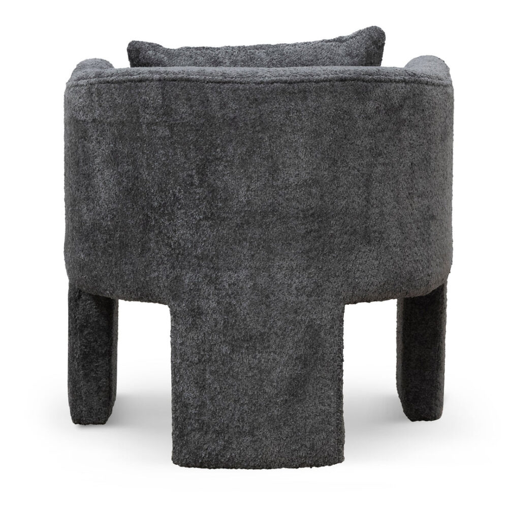 Efren Fabric Armchair - Iron Grey - Image 6