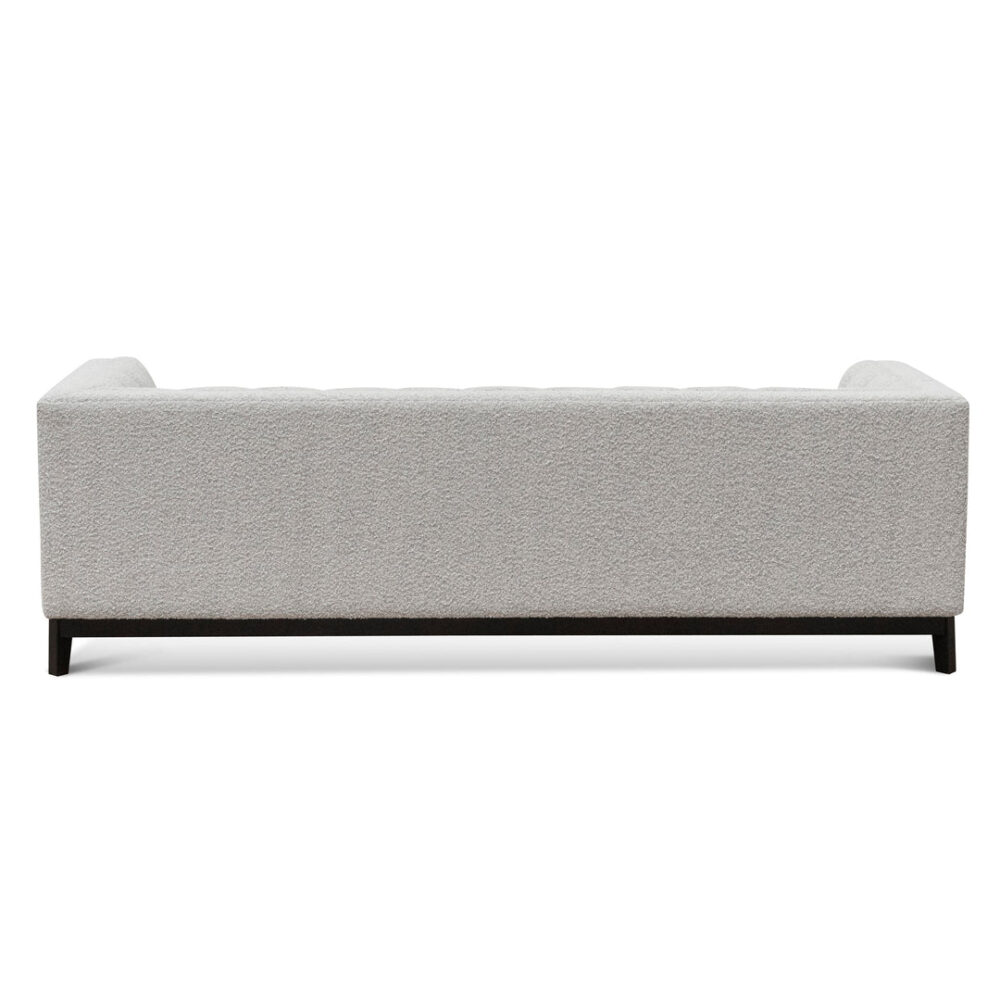 Judith 3 Seater Sofa - Light Grey Boucle - Image 4