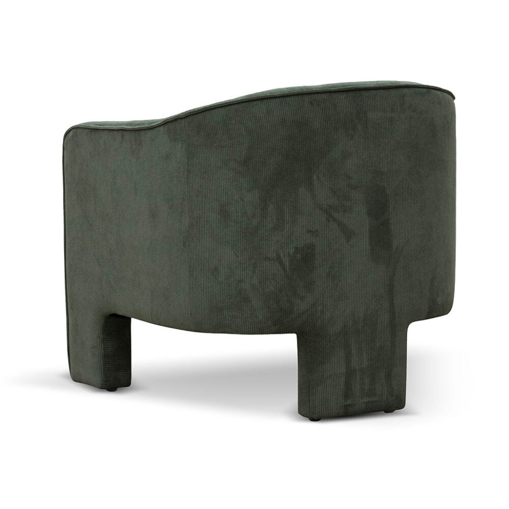 Jerrod Fabric Armchair - Olive Green - Image 5