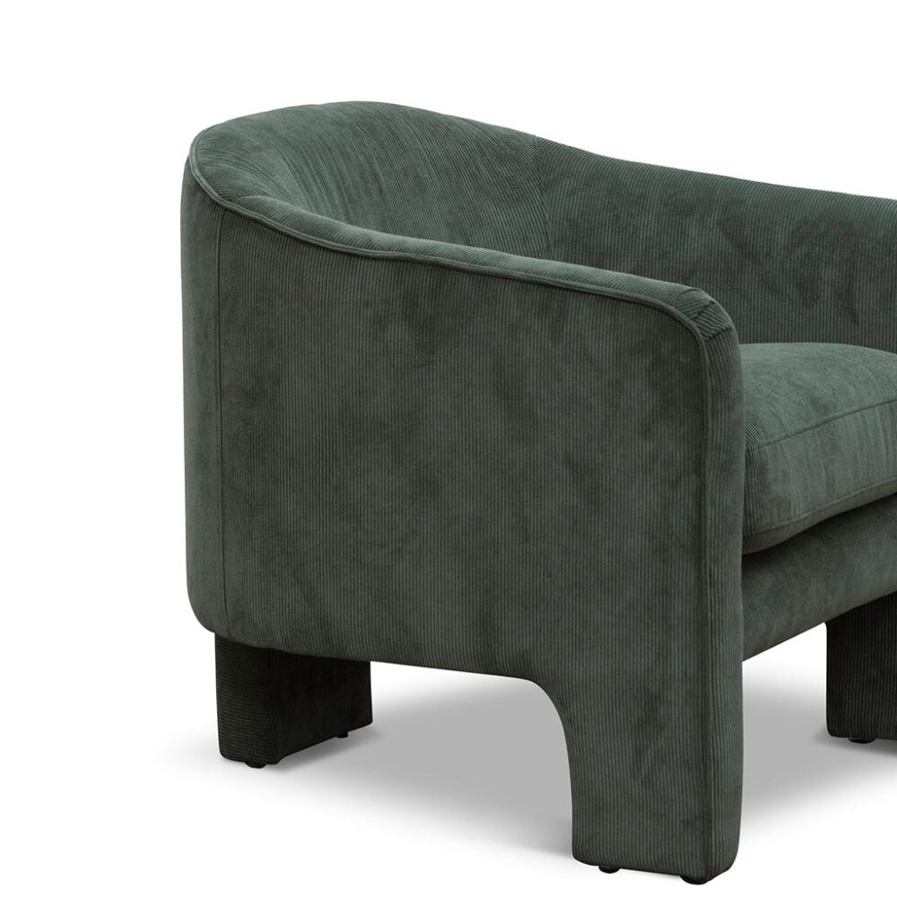 Jerrod Fabric Armchair - Olive Green - Image 8