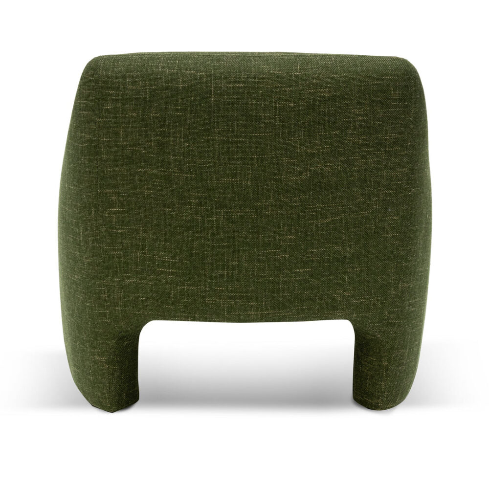 Rubin Fabric Armchair - Khaki Green - Image 7