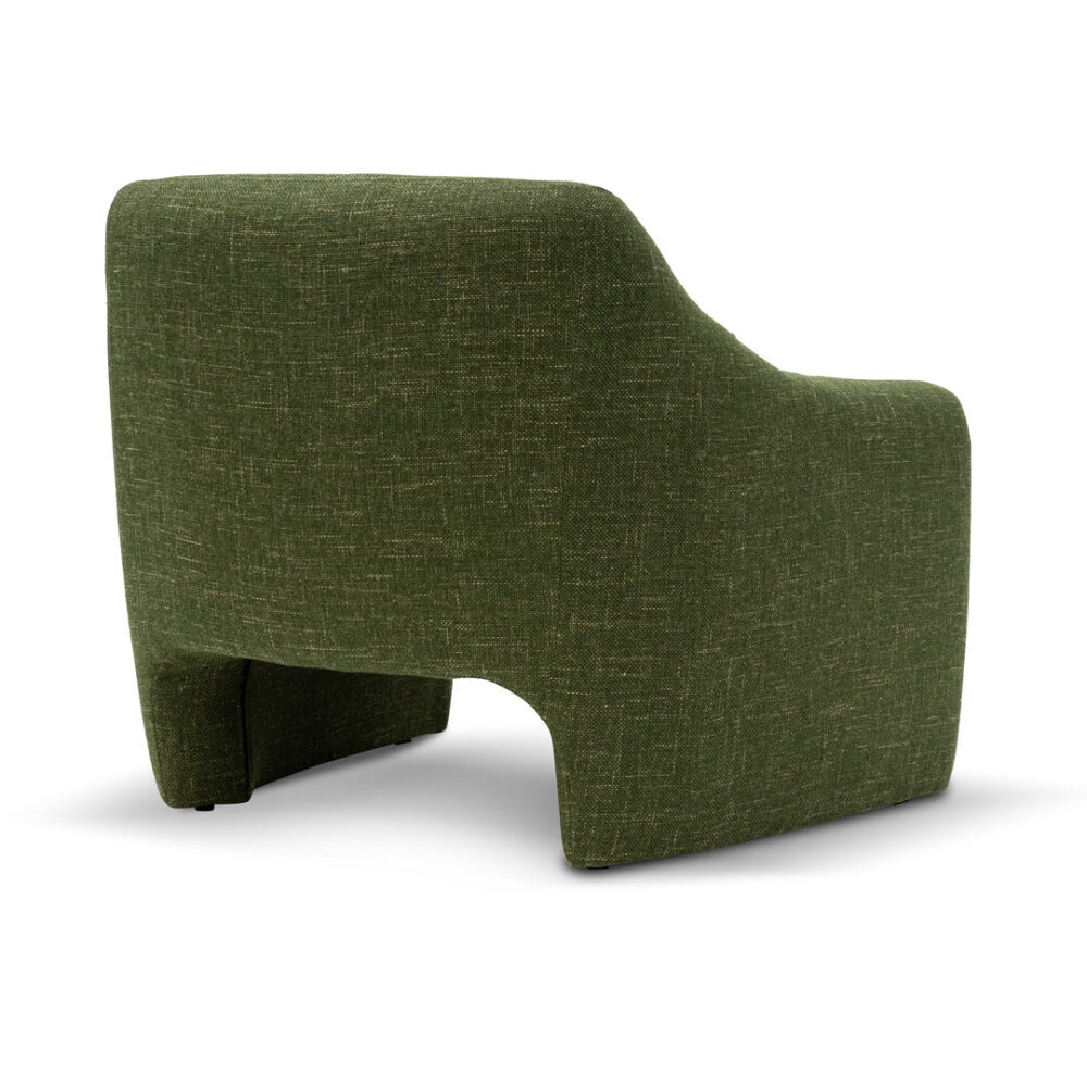 Rubin Fabric Armchair - Khaki Green - Image 8