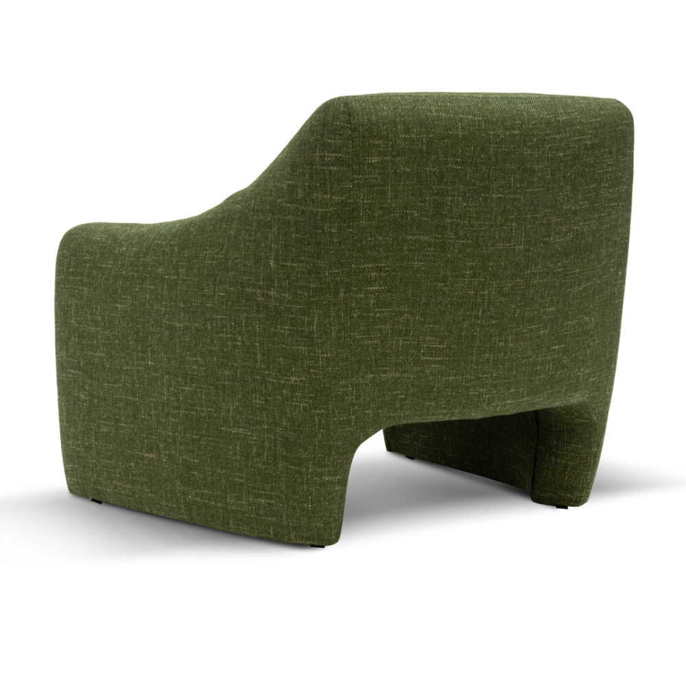 Rubin Fabric Armchair - Khaki Green - Image 9