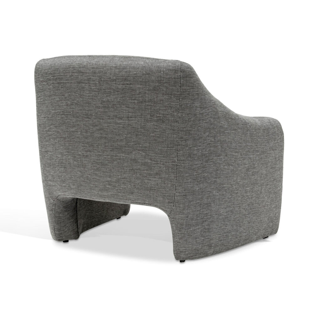 Rubin Fabric Armchair - Graphite Grey - Image 5