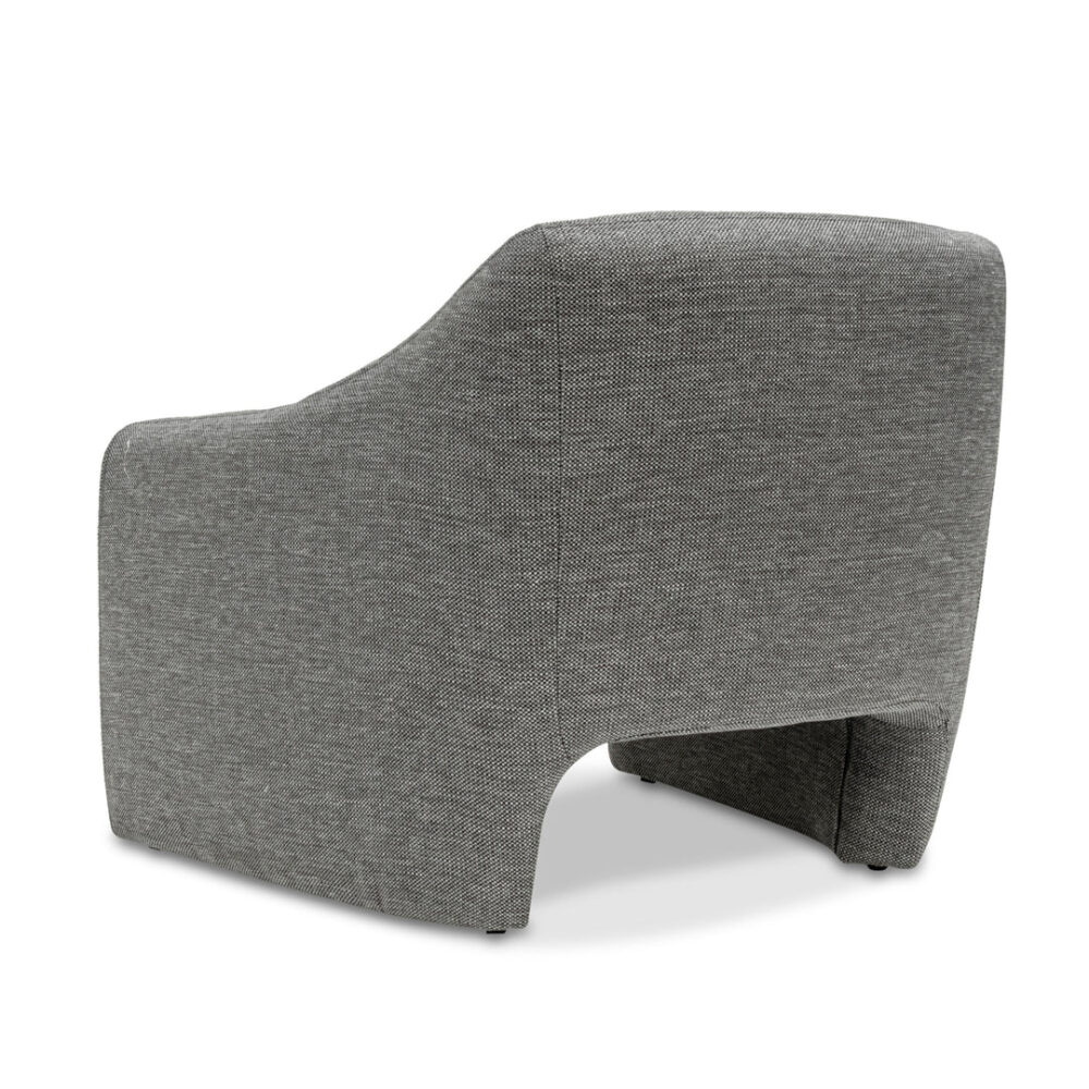 Rubin Fabric Armchair - Graphite Grey - Image 6
