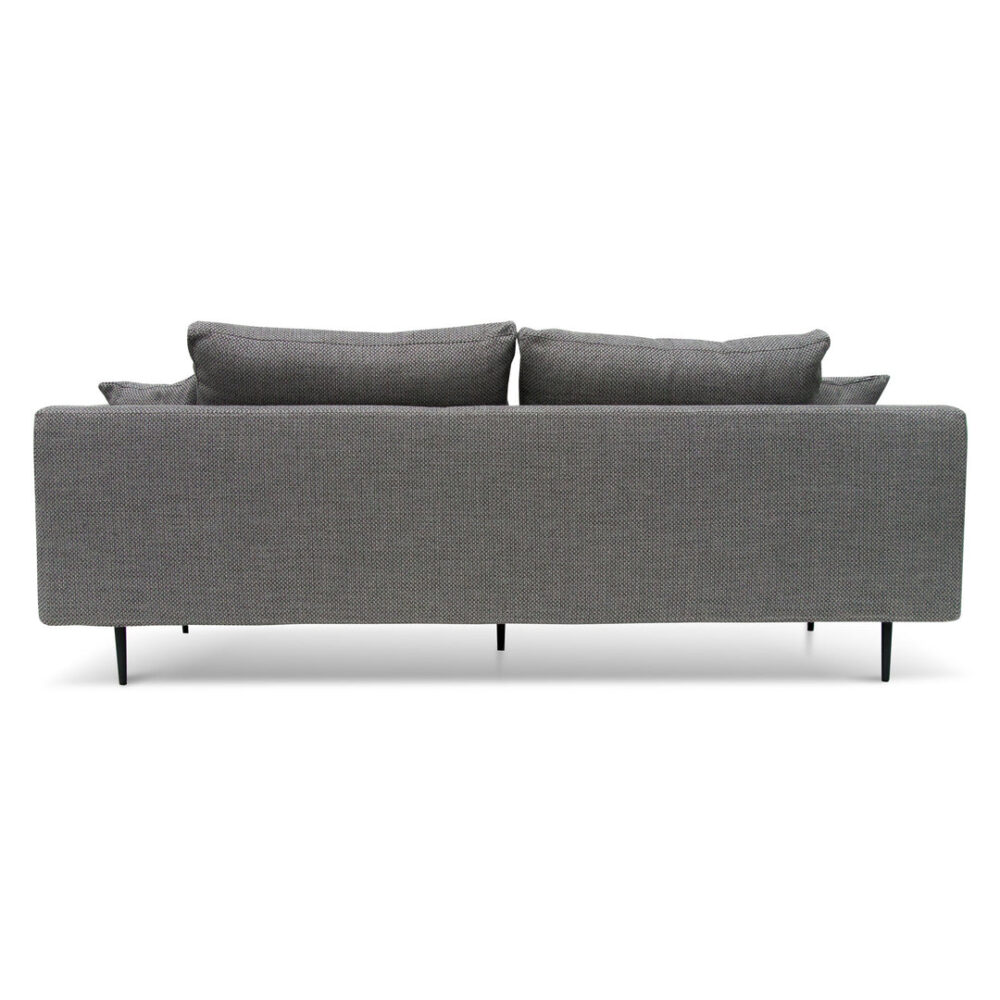 Arlette 4 Seater Fabric Sofa - Noble Grey - Image 9