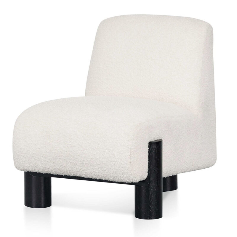 Deandre Armchair - Ivory White Boucle