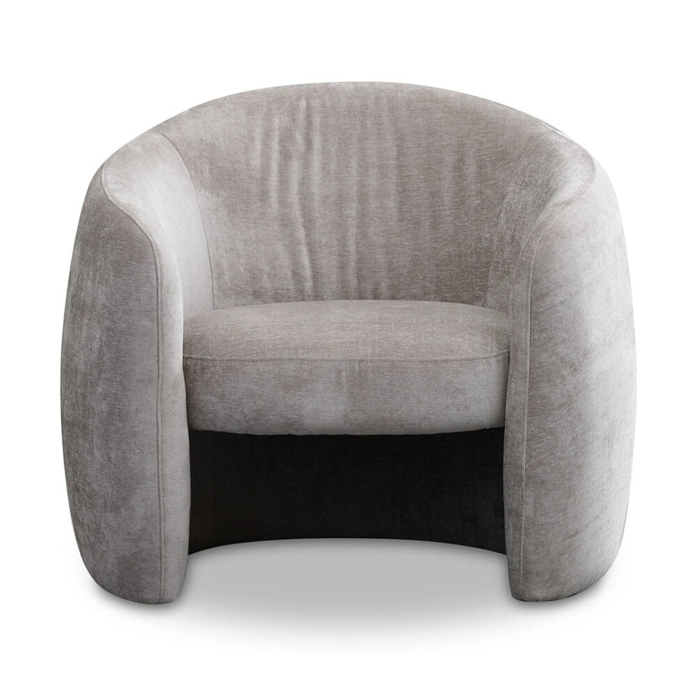 Ferguson Fabric Armchair - Platinum Grey - Image 2