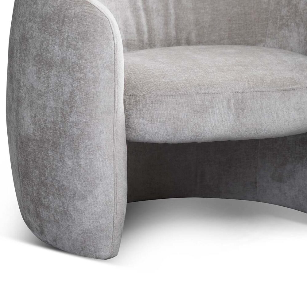 Ferguson Fabric Armchair - Platinum Grey - Image 10