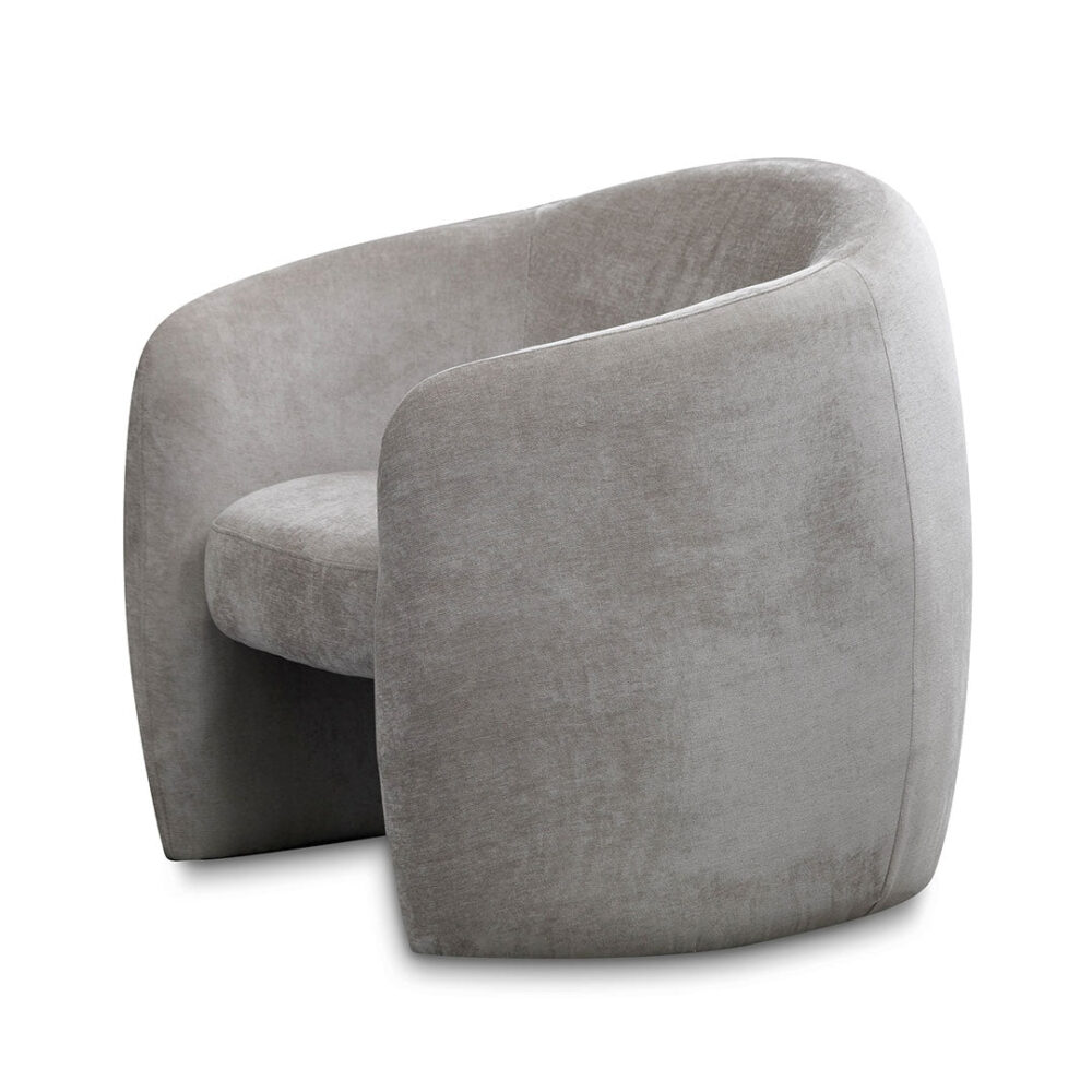 Ferguson Fabric Armchair - Platinum Grey - Image 3