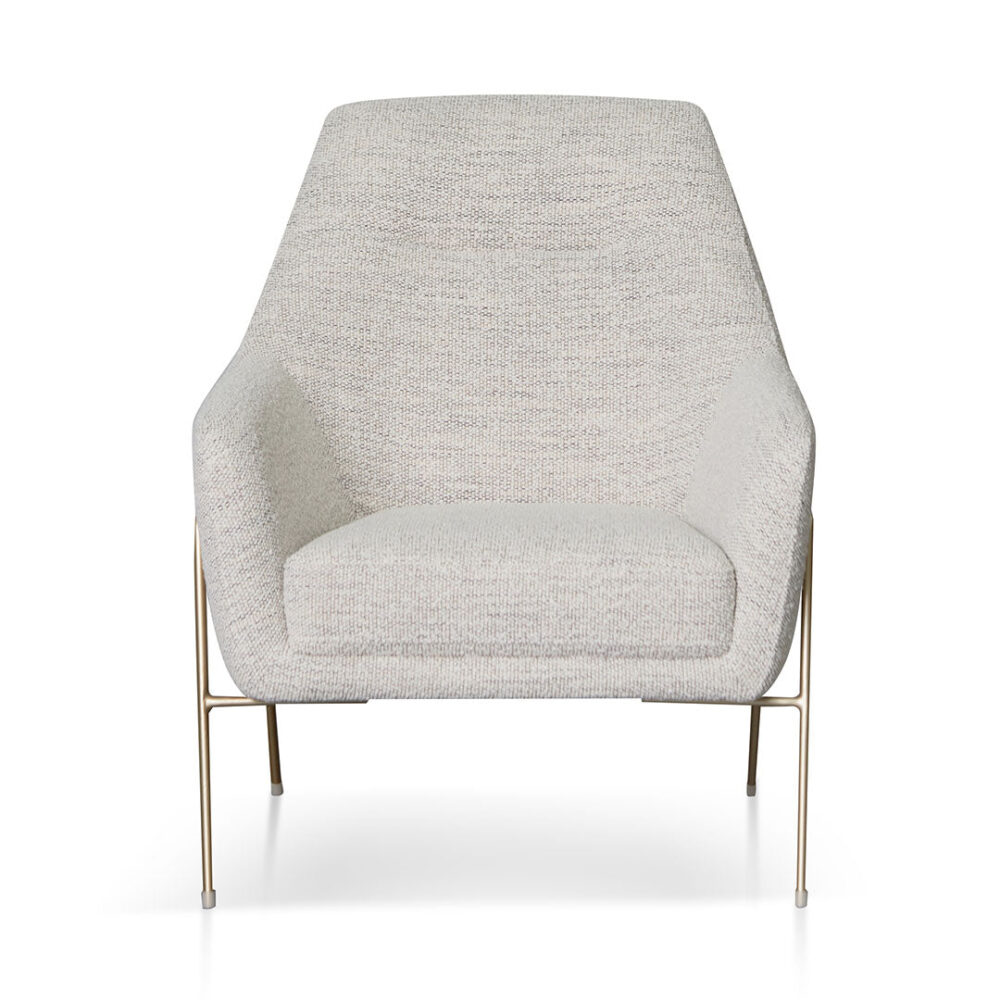 Noah Fabric Armchair - Fog Grey - Image 2