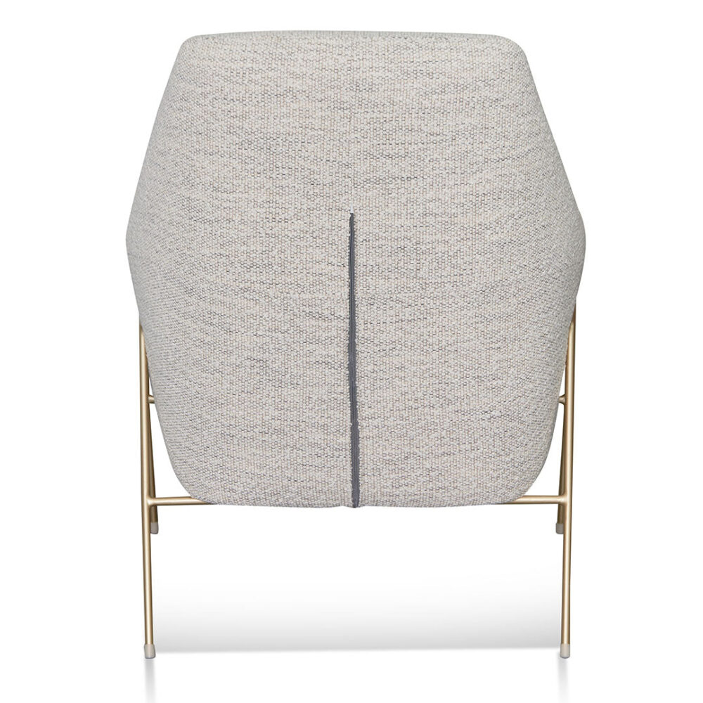 Noah Fabric Armchair - Fog Grey - Image 6