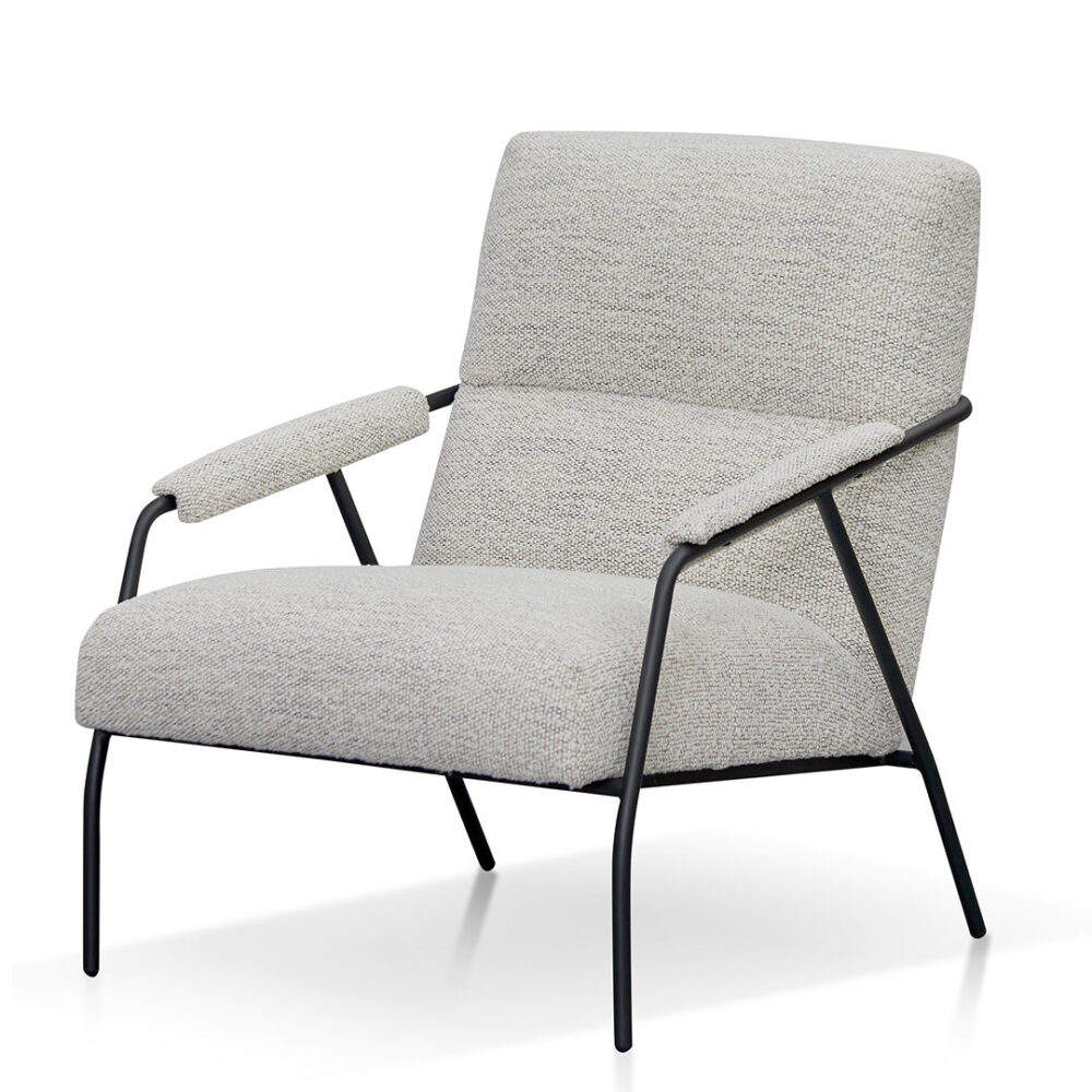 Jack Fabric Armchair - Fog Grey