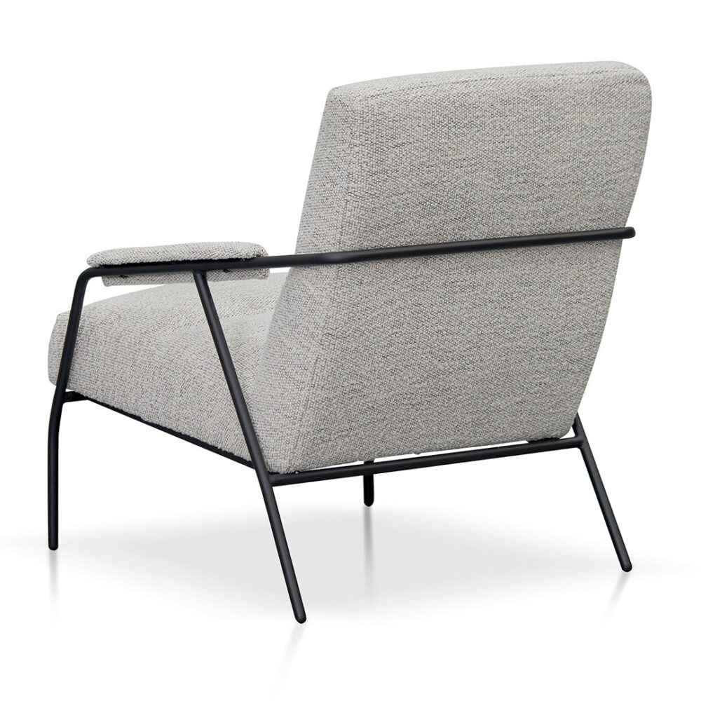 Jack Fabric Armchair - Fog Grey - Image 4