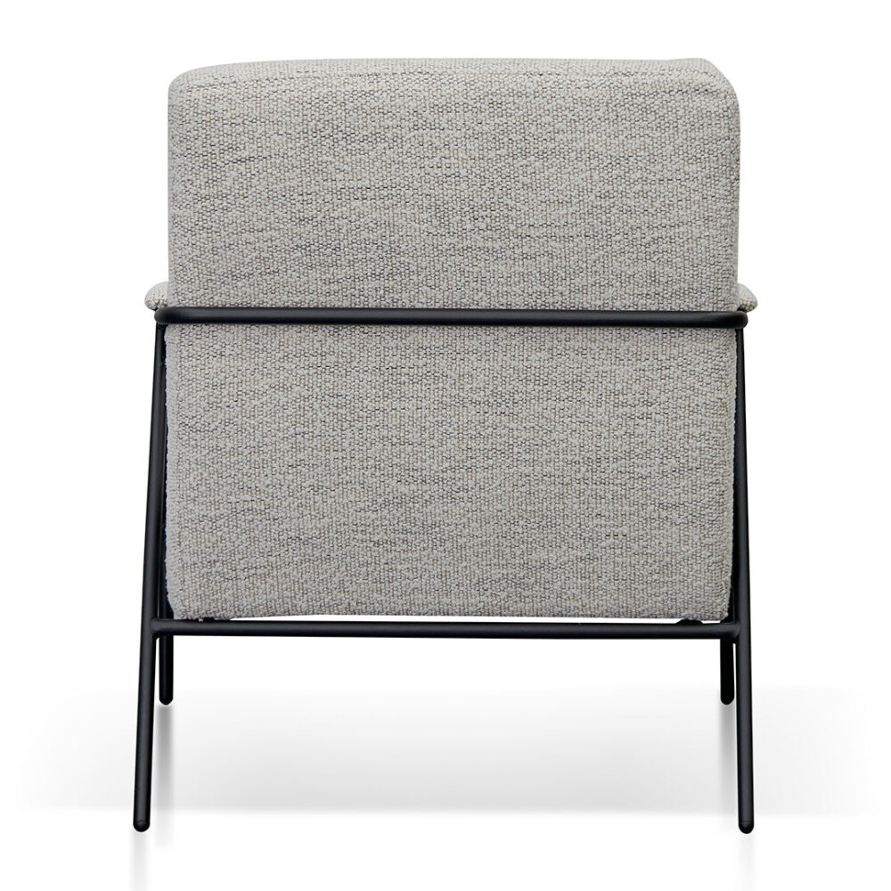 Jack Fabric Armchair - Fog Grey - Image 5