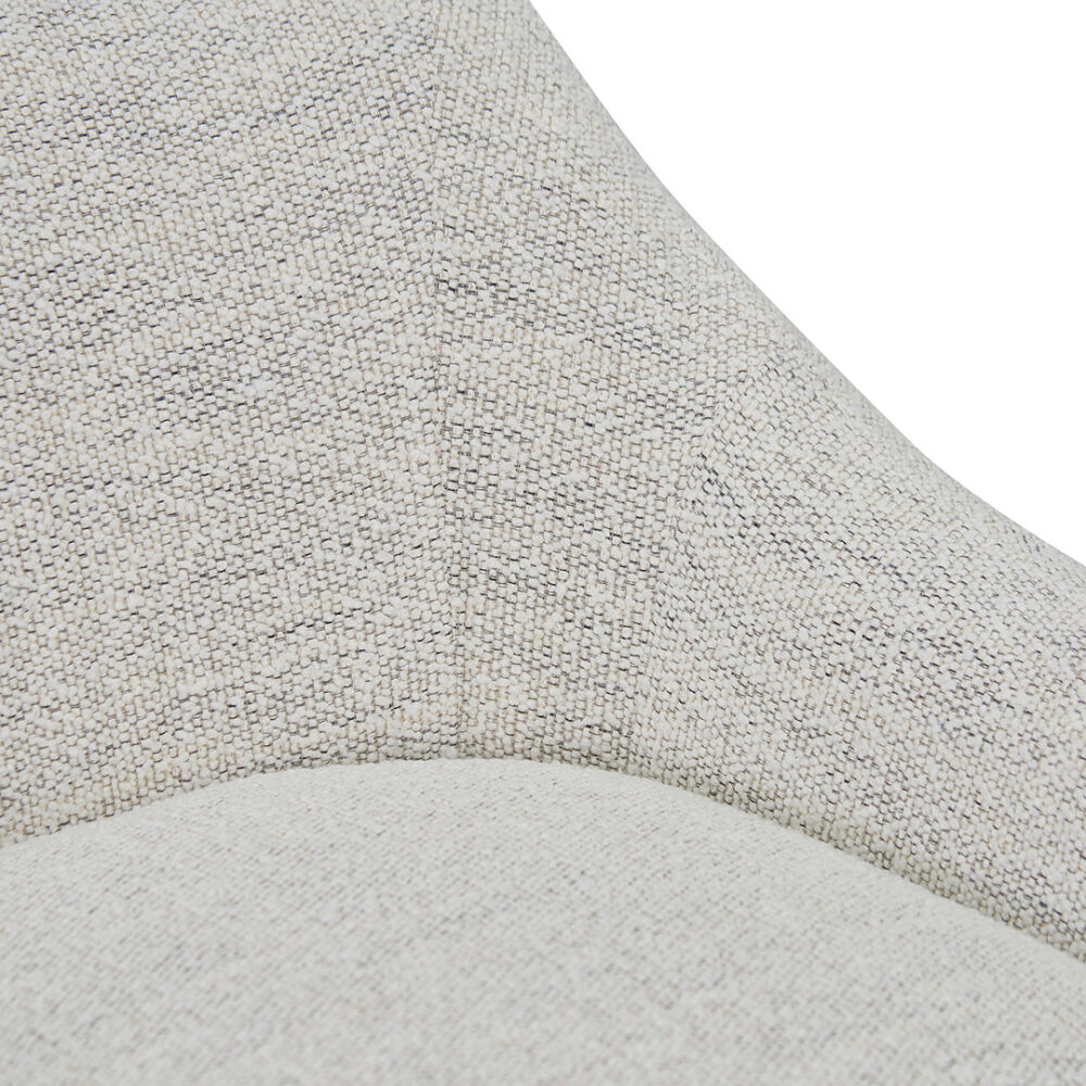 Rubin Fabric Armchair - Fog Grey - Image 7