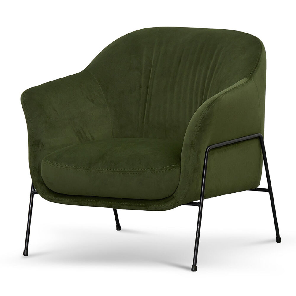 Wiley Fabric Armchair - Juniper Green - Image 3