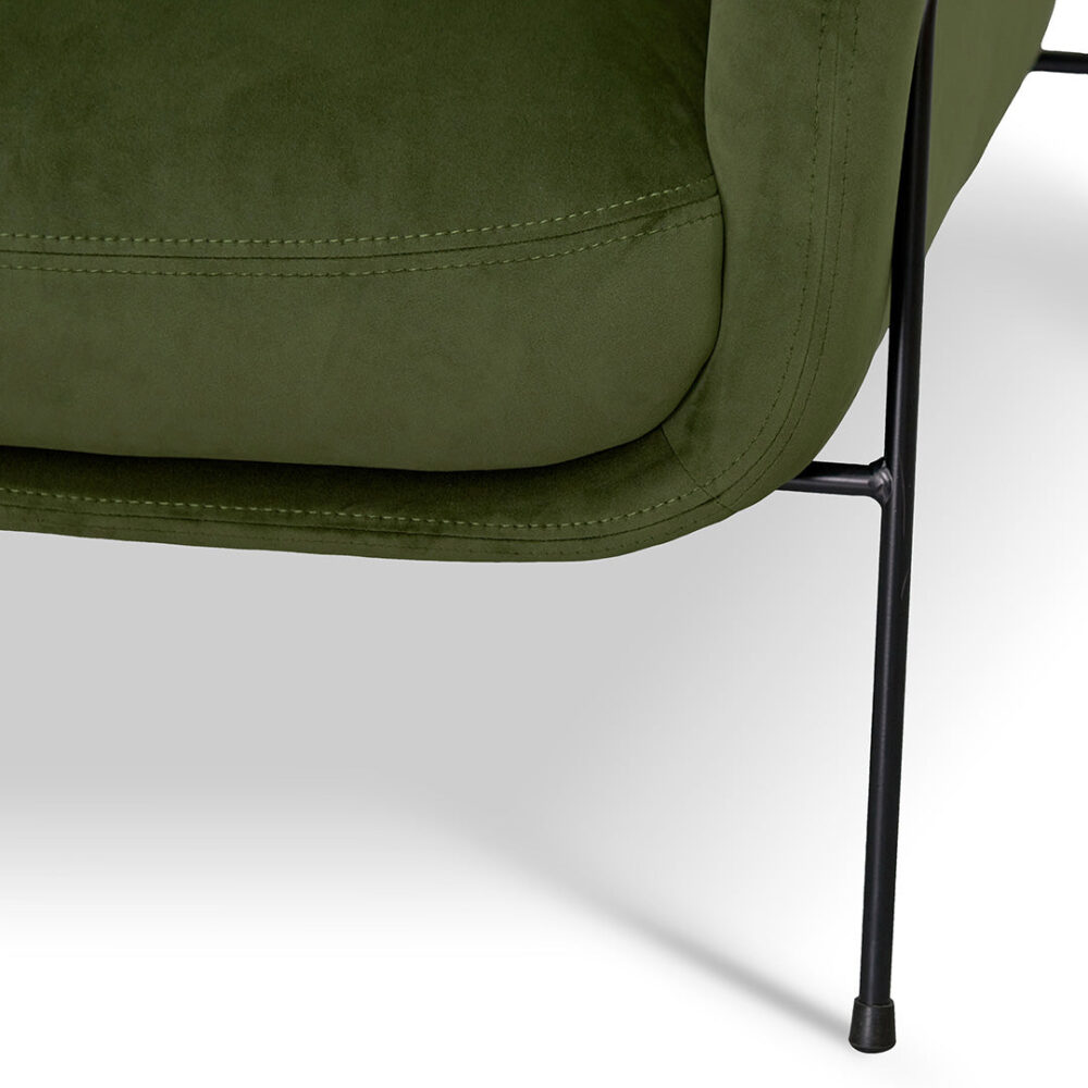Wiley Fabric Armchair - Juniper Green - Image 9