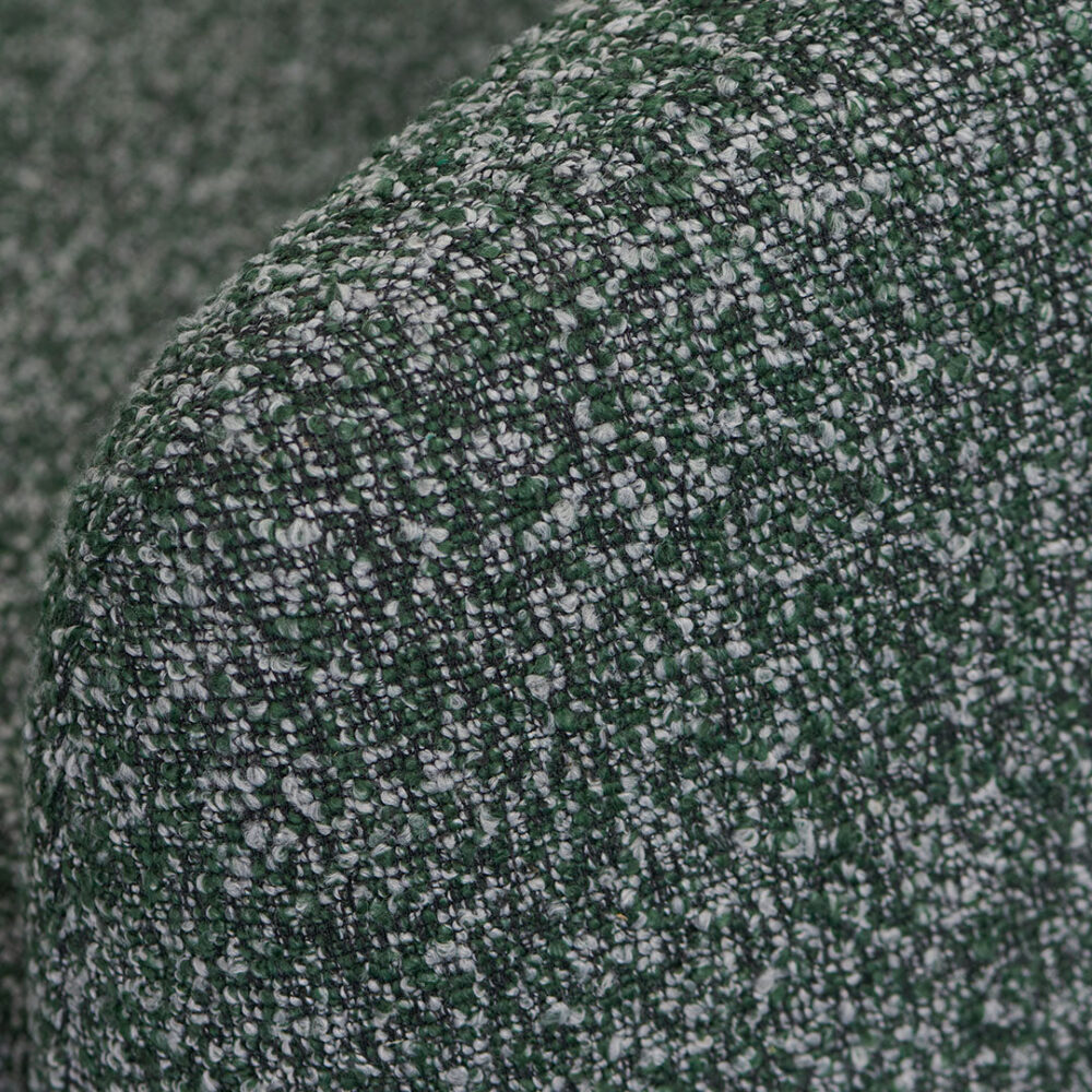 Ferguson Fabric Armchair - Green Boucle - Image 6