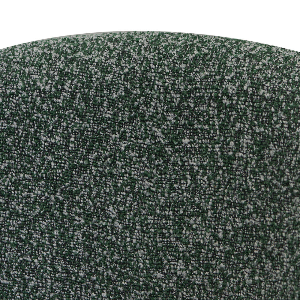 Ferguson Fabric Armchair - Green Boucle - Image 4