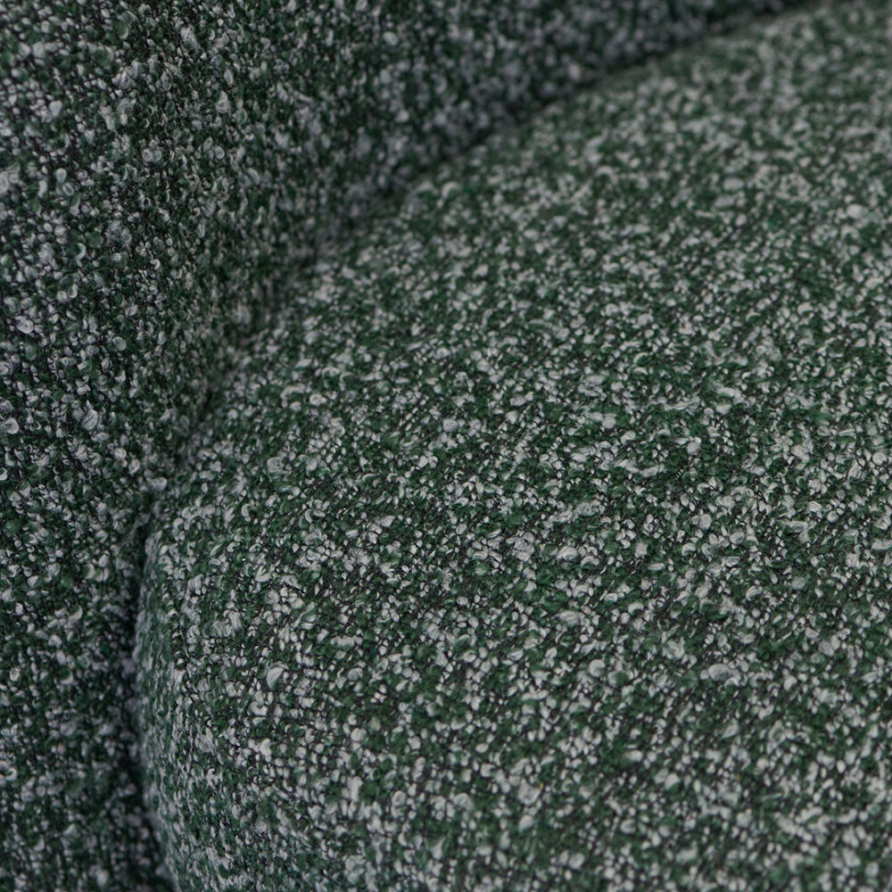 Ferguson Fabric Armchair - Green Boucle - Image 5