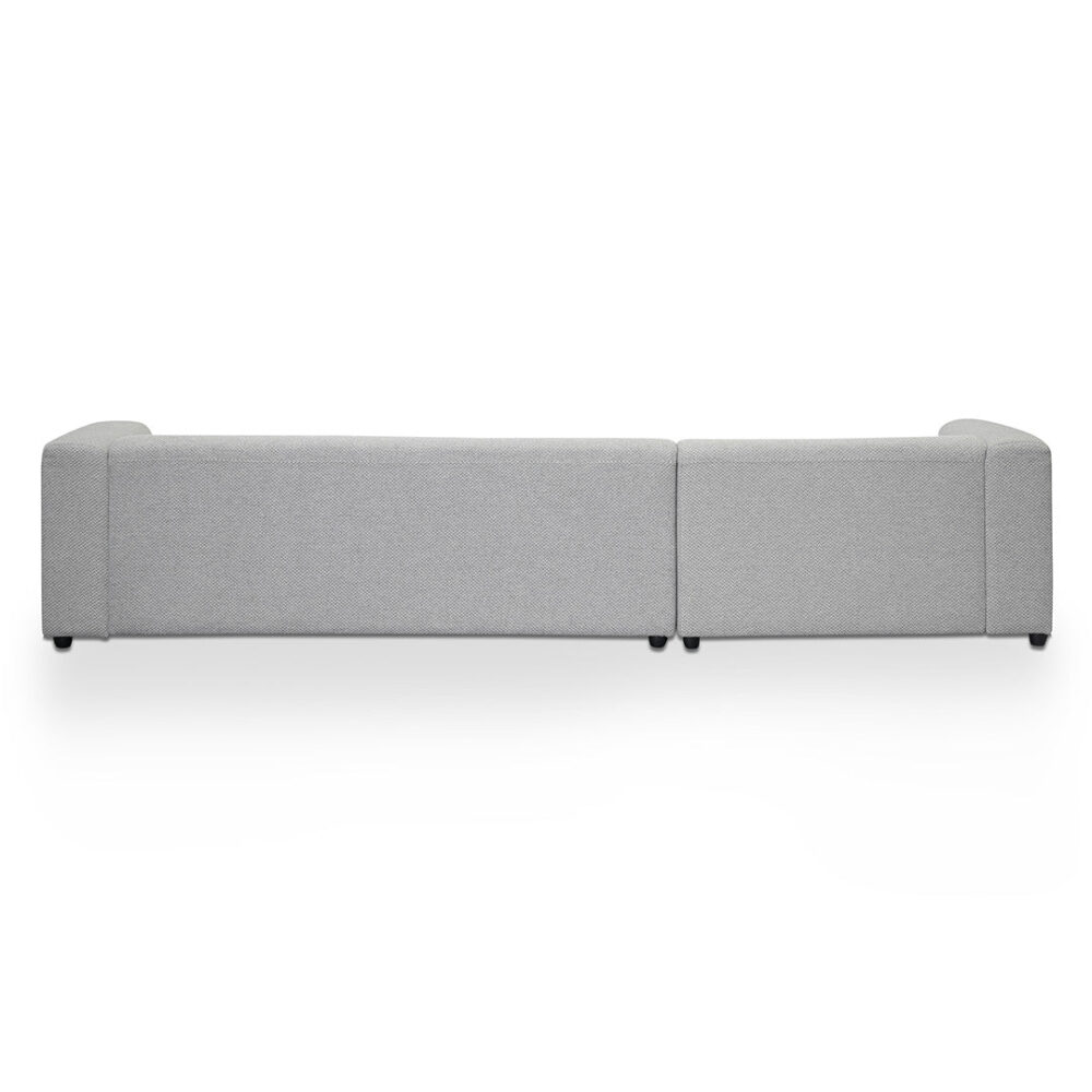Lavinia Left Chaise Sofa - Grey - Image 7