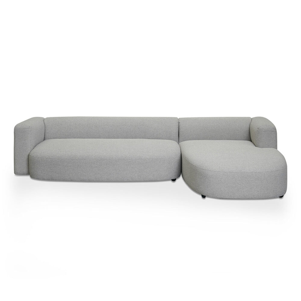 Lavinia Right Chaise Sofa - Grey - Image 2