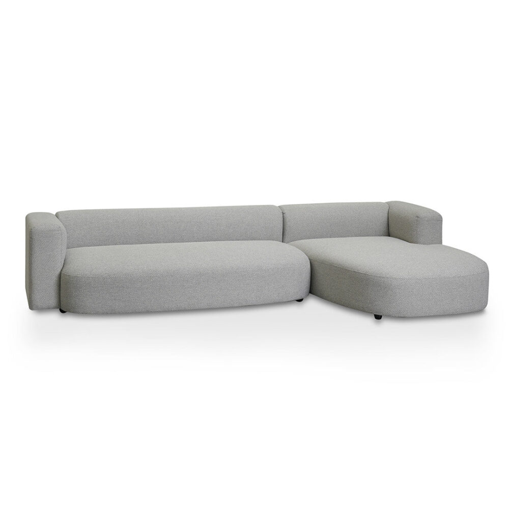 Lavinia Right Chaise Sofa - Grey - Image 3