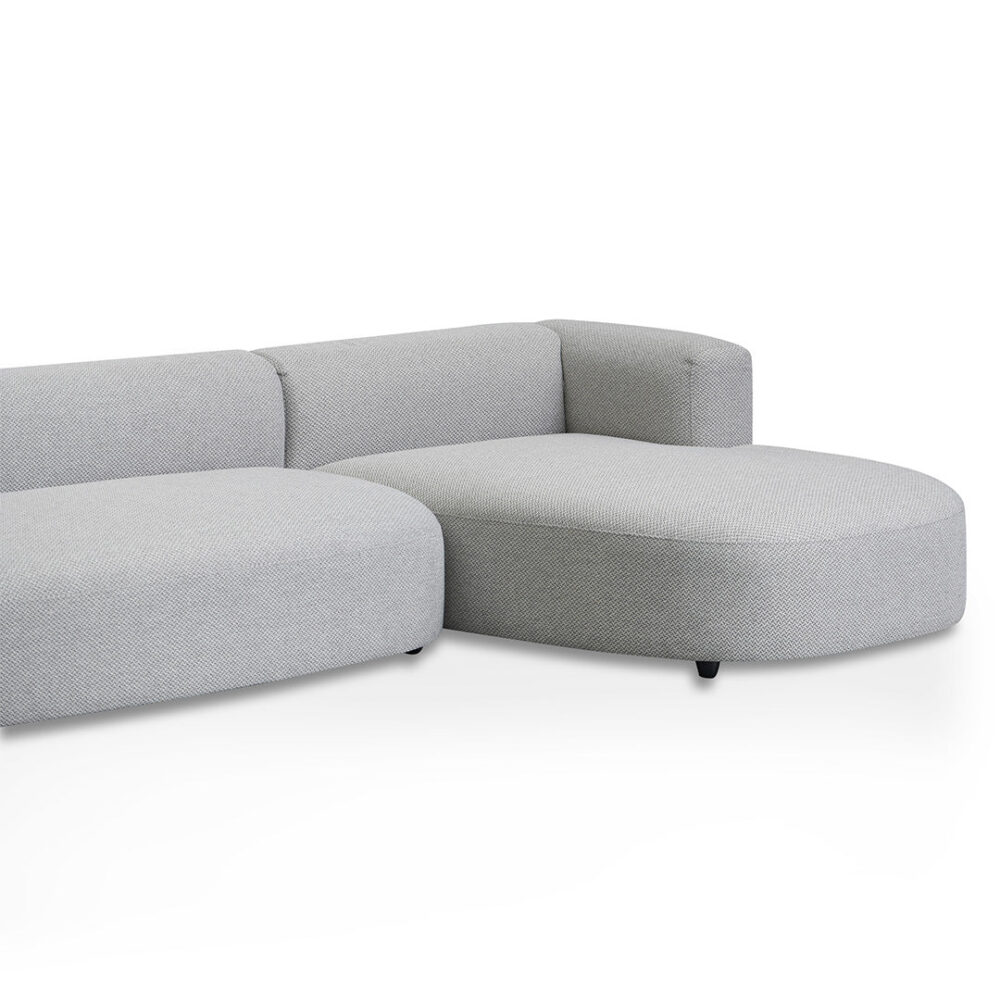 Lavinia Right Chaise Sofa - Grey - Image 7