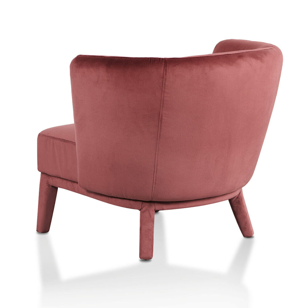 Daley Fabric Armchair - Elegant Plum - Image 7